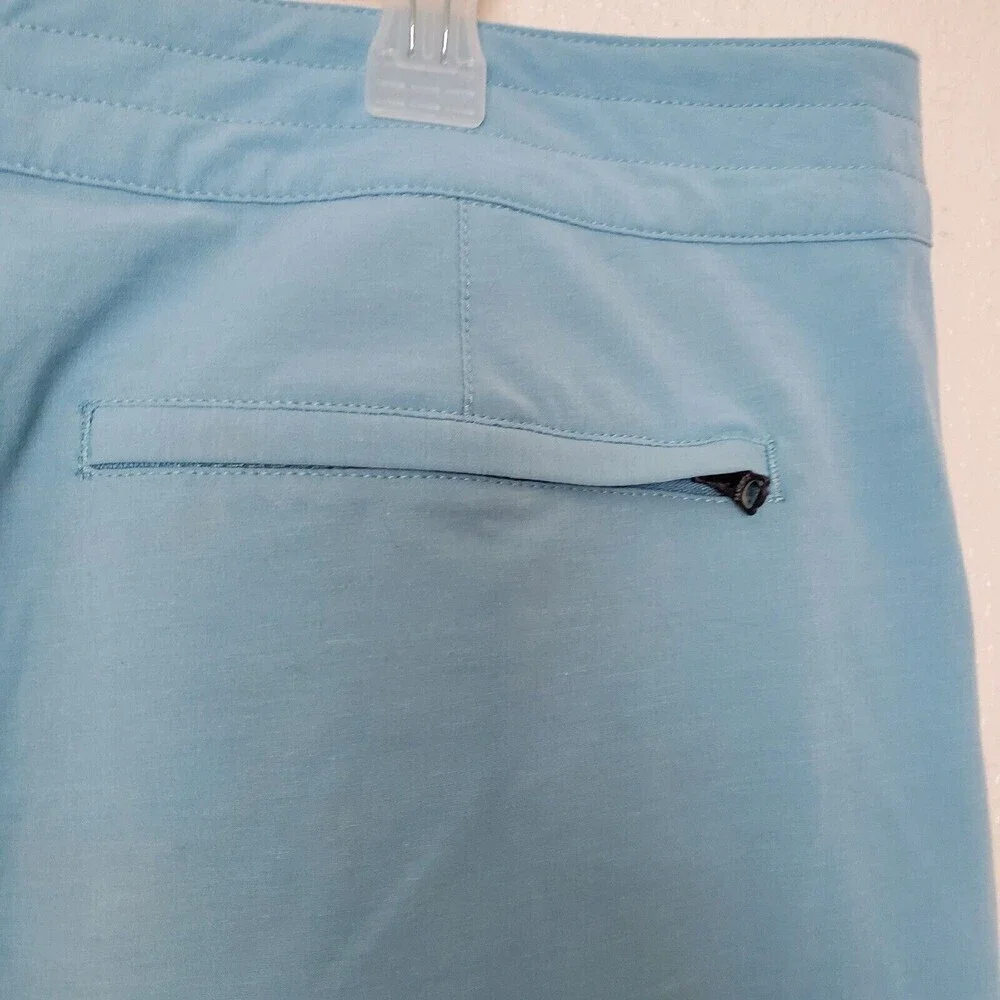 Faherty Men's Retro Board Shorts Swim Surf Stripe Blue Size 42  $98